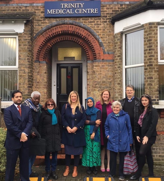 Ellie Reeves MP visiting Trinity Medical Centre
